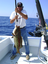 bald head island charter fishing action